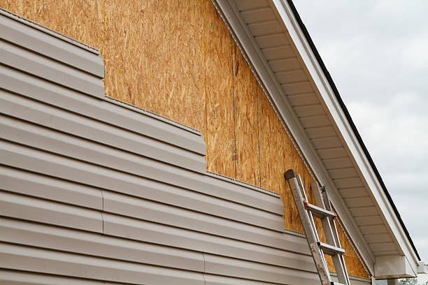 Professional Siding Replacement technician working in Woodville, VA